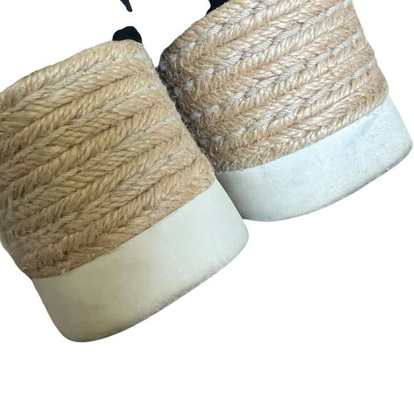 Steve Madden Black Karma Espadrille Platform Sneakers Womens size 8M - Picture 10 of 11